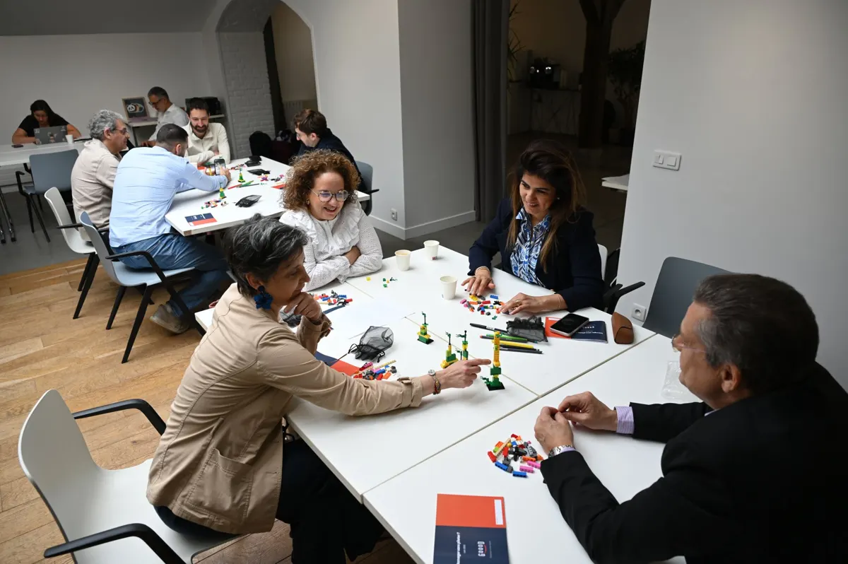 Atelier en petits groupes lors d'un événement Goood!